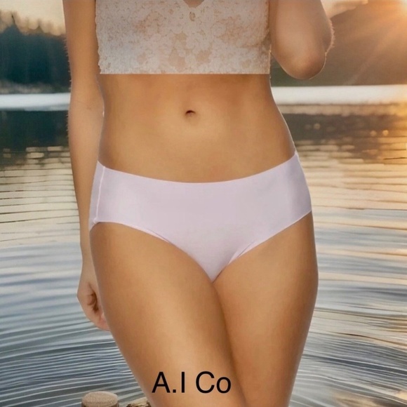 NIB BLACK BOW SEAMLESS SPANDEX & FELINA COTTON HIPSTER UNDERWEAR- BOTH 5 PACK M - Picture 5 of 7